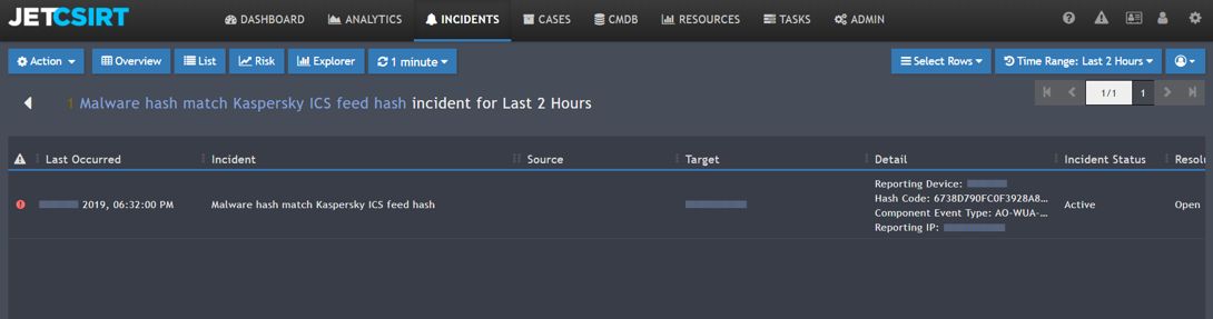 Jet CSIRT усилил уровень защиты промышленных предприятий на основе потока данных об 
угрозах в АСУ ТП от «Лаборатории Касперского»