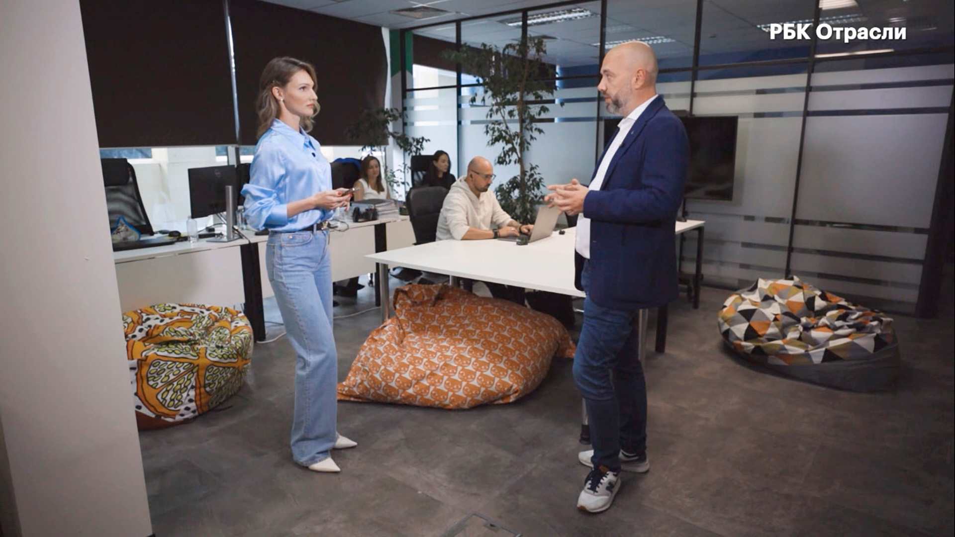 Андрей Врацкий для телепередачи РБК "Территория бизнеса. IT" 